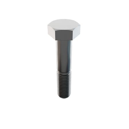 Zoro Select 18-8, 7/8"-9 Hex Head Cap Screw, Plain Stainless Steel, 4-1/4 in L 1-193-87C-425