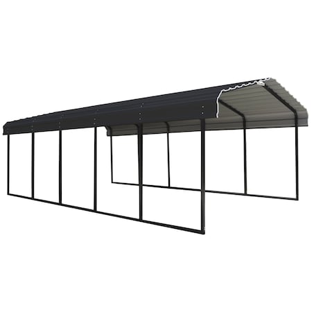 Arrow 12 x 24 x 7 ft Charcoal Carport CPHC122407