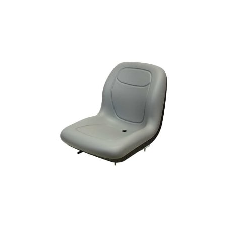 Uni Pro 125 Bucket Seat Kit, With Slide Rails, Gray Vinyl 6777