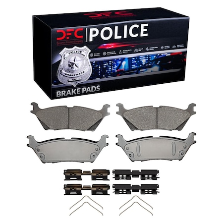 Dfc Police Pads, Disc Brake Pad Set,  1911-2383-01
