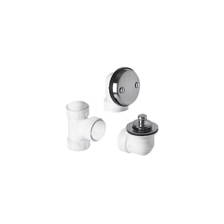 Mountain Plumbing ABS Plumber's Half Kit with Lift and Turn Drain Trim (2 Hole) in Champagne Bronze BDWPLTA/CHBRZ