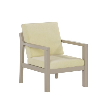 Polybird BREEZE DEEP SEAT CHAIR WEATHERWOOD POLYBIRD P100-WW-CACA