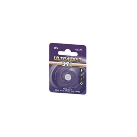 Ultralast NABC UltraLast UL371Silver Oxide Coin Cell - Silver Oxide - 1.5V DC UL371