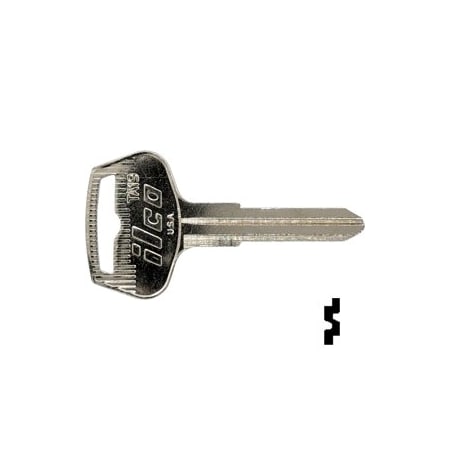 Ilco Unican Toyota Key Blank TA19