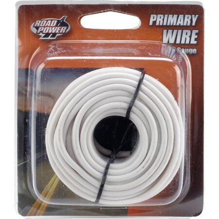 Road Power 24 ' 16 Ga. PVC-Coated Primary Wire Wht 55667933