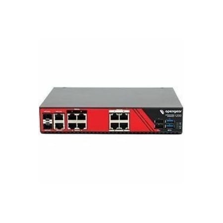 Opengear 4 SERIAL STRAIGHT PINOUT, 2X 1GBE WITH SFP, X86 1.4GHZ 4-CORE 4GB MEM 16GB SSD, OM1204-4E-GLB
