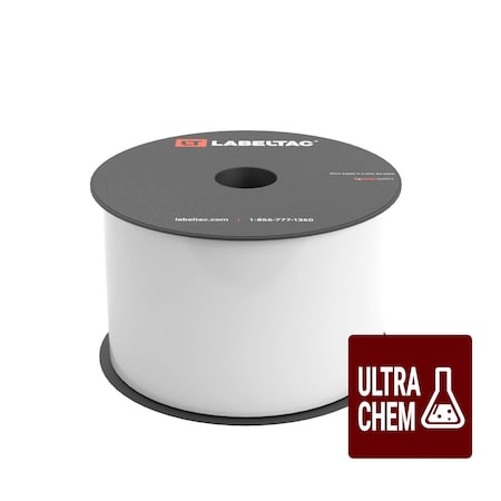 Labeltac UltraChem Supply 3in x 100ft, LT4/LTPX LT302UC