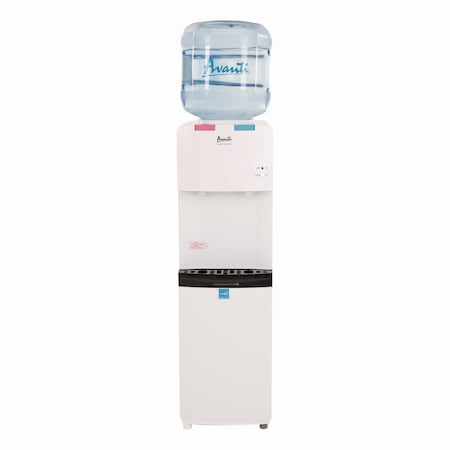 Avanti Hot and Cold Water Stand Up Dispenser, 3-5 gal, 11 x 12 x 36, White WDHC770I0W