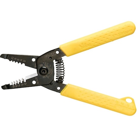 Ideal Electrical T-5 Wire Strippers, 10 - 18 AWG Solid, 12 - 20 AWG Stranded, Plier Nose, Yellow 45-120