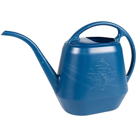 Bloem Aqua Rite Watering Can, 1.1 gal Can, Extra Long Spout, Plastic, Classic Blue JW41-33