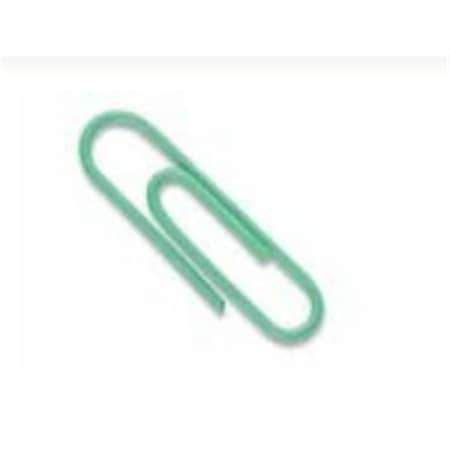 Pen2Paper Vinyl Coated Paper Clips #1 Standard Size ASSORTED Colors, 500PK PE1692465
