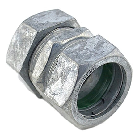 Bridgeport Compression Connector 3/4 in, Coupling, Zinc, Unfinished 261-RT