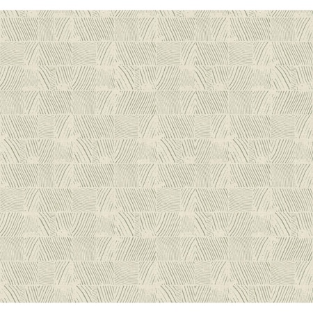 York Wallcoverings Woodcut Green and Stone Wallpaper GN2624
