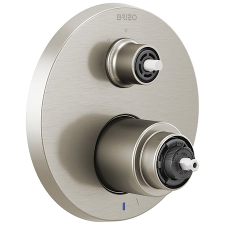 Brizo Litze: Pressure Balance Valve with Integrated 3-Function Diverter Trim - Less Handles T75P535-NKLHP