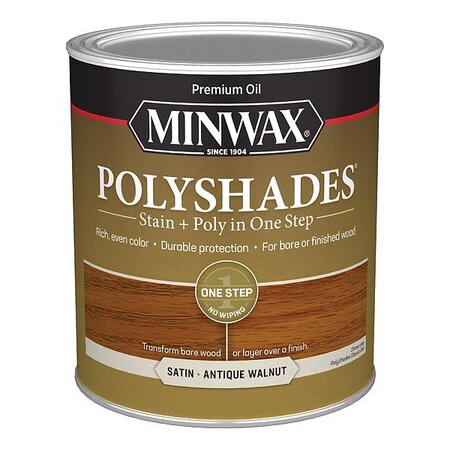 Minwax Wood Stain, 1 qt, Antique Walnut 61340444