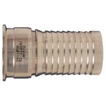 Dixon Internal Expansion Sanitary Stem, 3 in Nominal, Clamp End Style, 304 SS, Domestic IXSE48-3A