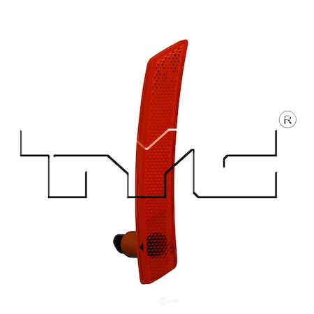 Tyc CAPA Certified Side Marker Light Assembly 18-6100-00-9