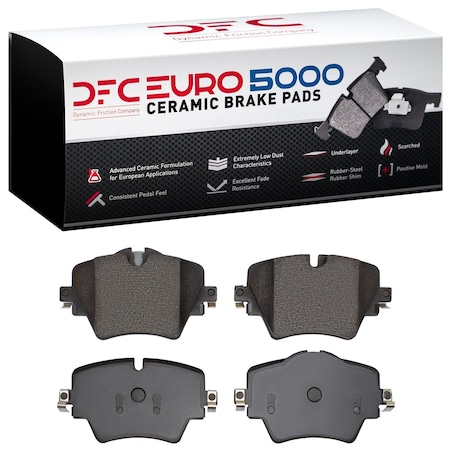 Dfc 5000 Euro Ceramic Disc Brake Pad Set,  1600-1892-00