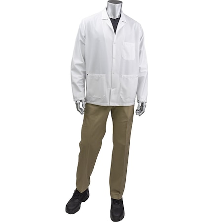 Uniform Technology Staticon Short ESD Labcoat BR16-45WH-4XL