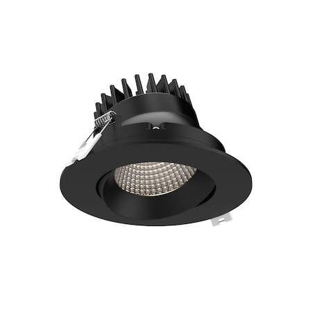 Dals Lighting Revolve 4'' Round 5CCT LED Recessed Gimbal in Black GBR04-CC-BK