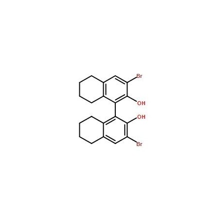 Ak Scientific (R)-3, 3'-Dibromo-5, 5', 6, 6', 7, 7', 8, 8'-octahydro-1, 1'-bi-2-naphthol (5g), CAS 65355-08-0 8006AJ-5g