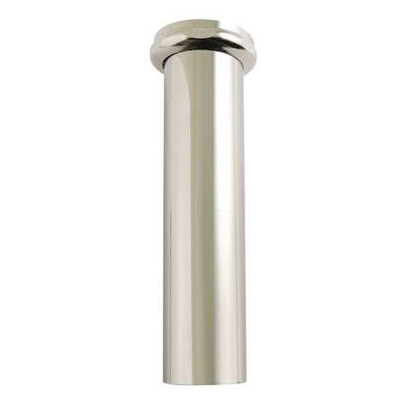 Kingston Brass 1-1/2" x 6-1/2" Brass Slip Joint Tailpiece Extension Tube, Polished Nickel EVT6126K