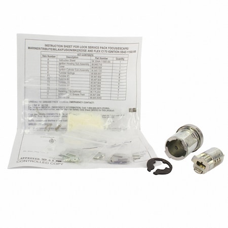 Motorcraft Ignition Lock Cylinder,  SW6285