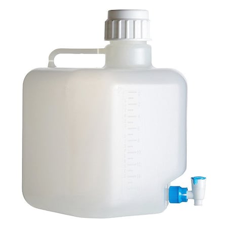 Zoro Select Carboy, Polypropylene, 420 mm H, Colorless BNP20A