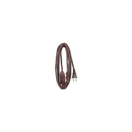 Master Electrician 20-Ft. 16/2 SPT-2 Brown Vinyl Cube Tap Extension Cord 09405ME