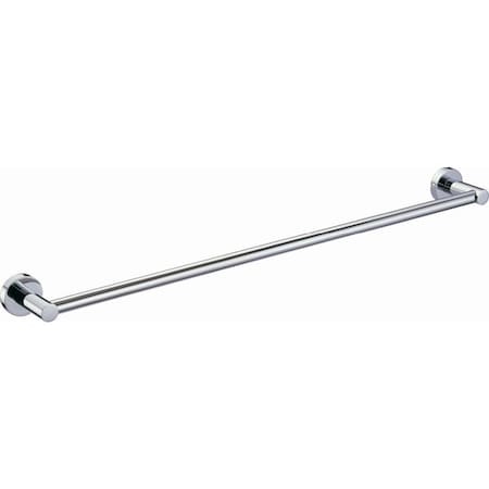 Pamex 24" Towel Bar with Flat Round Roses Bright Chrome Finish BC12CP15824