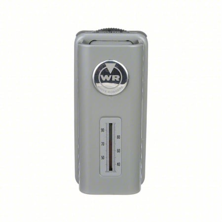 White-Rodgers Line Voltage Mechanical Thermostat, Heat Only, 40 to 90F, Concealed Dial, 120 to 240V AC, 1H 01 52 010S1