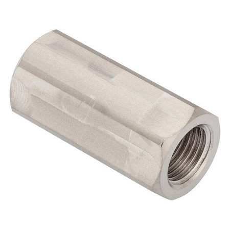 Zoro Select Female-Female Hex Adapter NUT60138EFXM6C