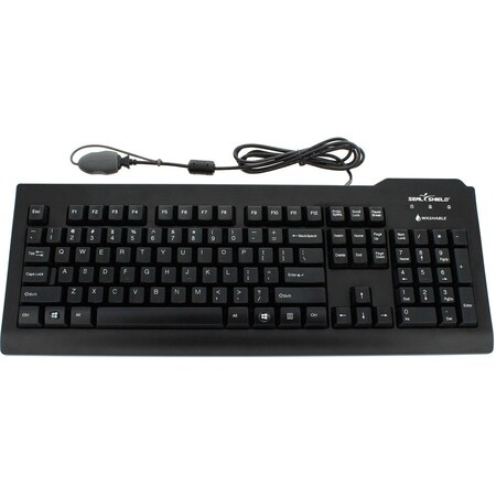 Sealshield Seal Shield Silver Seal Glow Waterproof Keyboard Long Cable SSKSV207GL