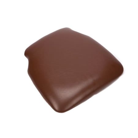 Chivari Brown 1.75" Thick Vinyl Panel Chiavari Chair Cushion CUSHPANVINBRN-CONT-AX-T