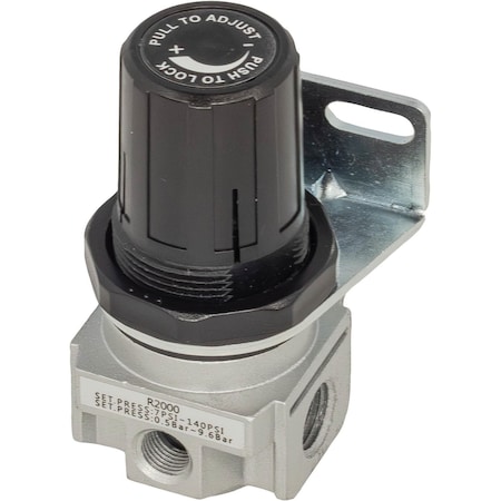 Grizzly 1/4" Regulator 150 PSI- No Gauge T34258