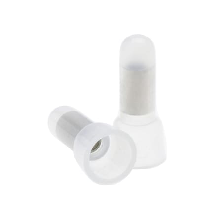Nsi Twist-On Wire Connector, 18 AWG Max, Clear, Nylon Insulation, 300 V C22-N
