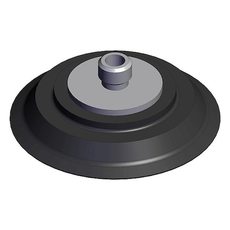 Smc Flat Cup, Black, Flat Pad ZP2-TB30MTN-H5