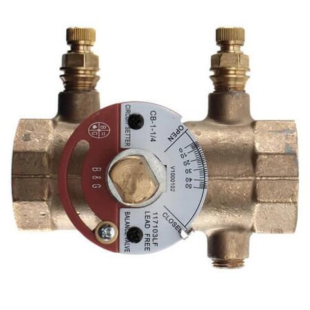 Bell & Gossett Circuit Setter Plus CB 1-1/4 in. NPT Lead Free Balancing Valve 117103LF