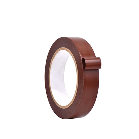 Wod Tape PVC, Dark Brown, 1 inch (24mm) W., 6 mil Thickness, 48 PK WOD VTC366-01000-48-36-DBR