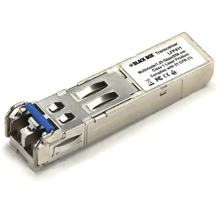 Black Box Black Box Transceiver Module, SFP, 1.25Gbps, 550m, Multimode LFP411