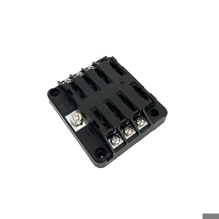 Optifuse Fuse Block for Regular Blade - Ground, 6P BLR-1206-G