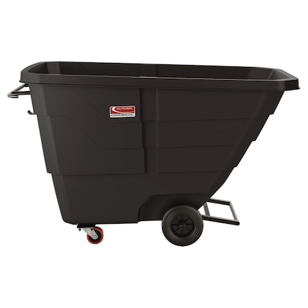 Suncast Commercial Light Duty Tilt Truck, 1 cu yd, 1,250 lb Capacity, Black RMTTCD1003F1