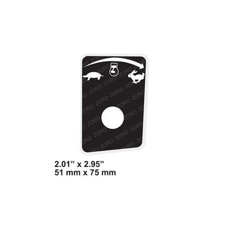 Bobcat REPLACEMENT DECAL, SPEED CONTROL 7206487