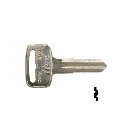 Ilco Unican Yamaha Key Blank YM56, 10PK X112