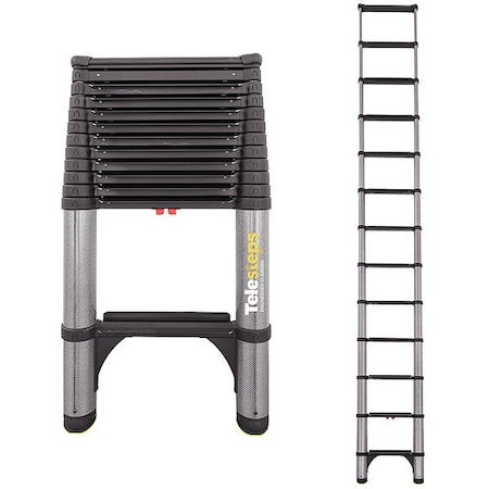 Telesteps Telescoping Ladder, Gray, Composite 1600EKP
