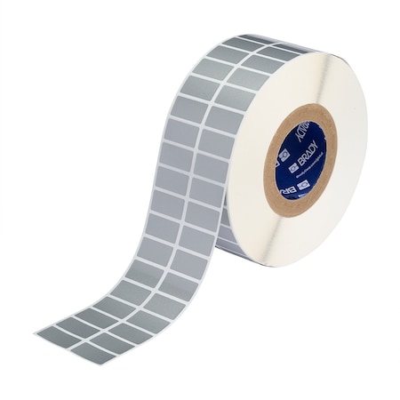 Brady Tamper-Resistant Metallized Vinyl Labels 0.75 in H x 1.5 in W Silver 10000/RL THT-6-362-10