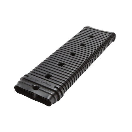 Amerimax Home Products 4622HPC Downspout Extension, 24 in L Extended, Vinyl, Black 4622HP