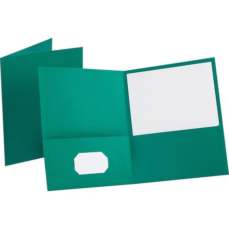 Tops Business Forms Oxford, Twin-Pocket Folder, Embossed Leather Grain Paper, Teal, 25PK 57555