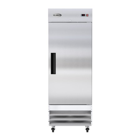 Koolmore 29 Stainless Steel Solid Door Commercial Reach-In Refrigerator Cooler - 19 cu. ft RIR-1D-SS-19C