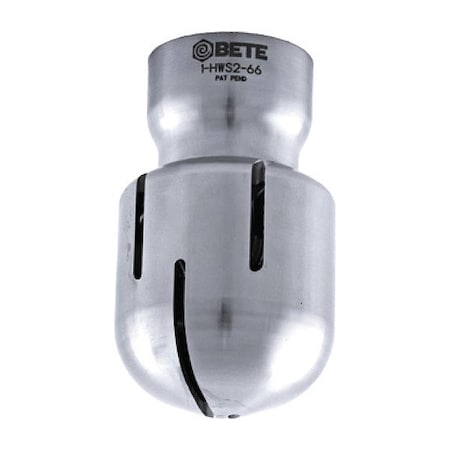 Bete Fog Nozzle Tank Cleaning Nozzle, SS, 40 psi 1/8-HWS2-4 316L/ ZrO2-212051-6212051